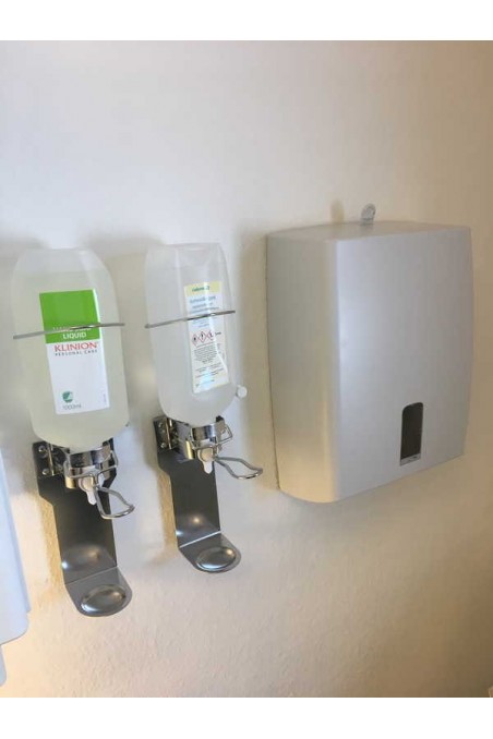Dispenser, 10 cm arm, drip tray and adapter bracket. JB 40-213-102 by JB Medico