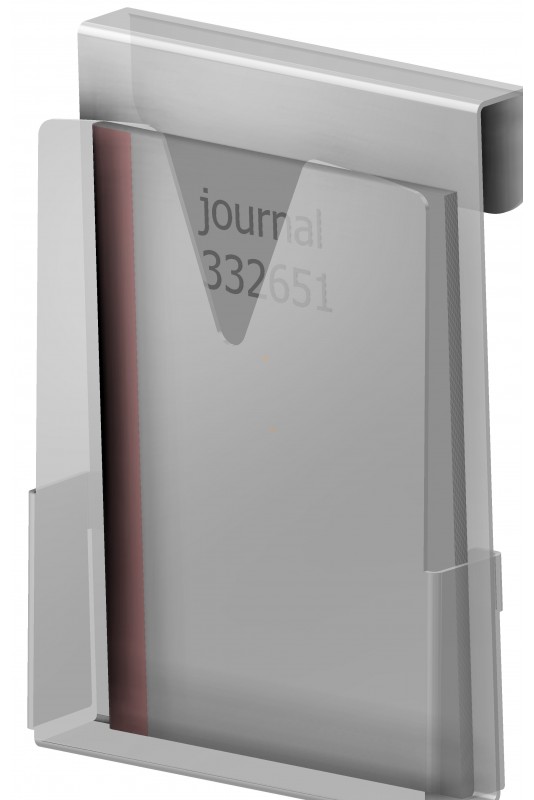 Hospital Journals holder in hard frosted plastic, JB 115-00-00 by JB Medico