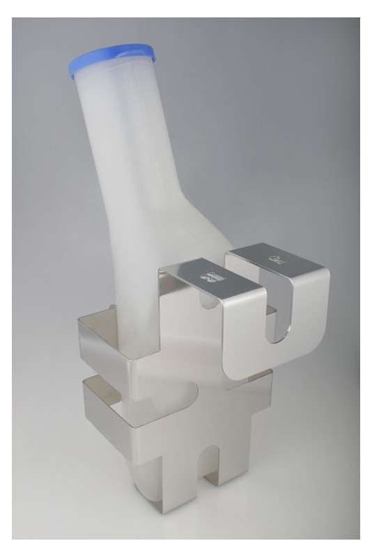 Hygienic Universal Urinal Bottle Holder, Stainless Steel (AI