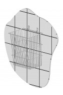 Wall brackets for a 25 L wire basket. JB 281-00-00 by JB Medico