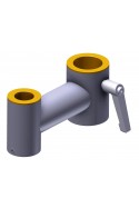 Pole Clamp, Ø30x20mm for mounting LCD Monitors on pipe or column, by JB 64-00-00