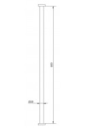 Tubo de columna, acero inoxidable Ø20 X 600 mm, JB 29-00-00 por JB Medico