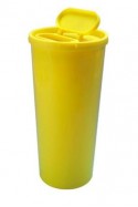 Uson kanylebøtte, gul, speciel med stor åbning i låg, 3000 ml, JB 31-527-30-01 af JB Medico