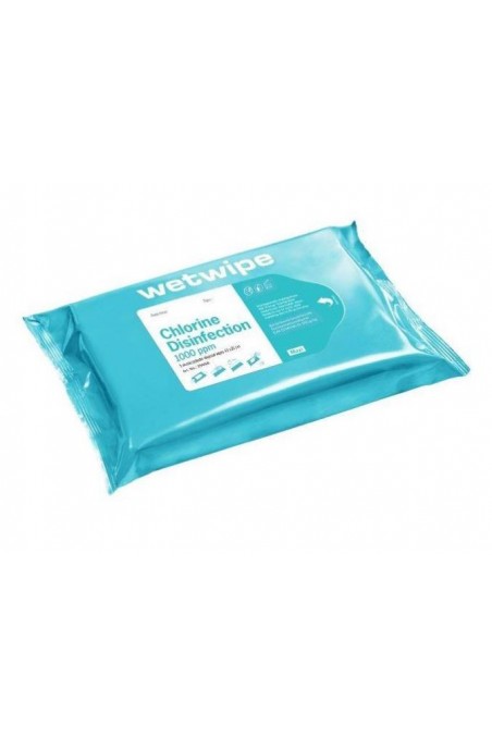 Wet Wipe MAXI Chlorine Disinfection disposable wipes 43 x 30 cm, 25074 by JB Medico
