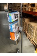 Wall bracket, 4 glove holder, Aluminium. JB 47-00-04 by JB Medico