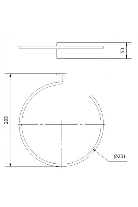 Soporte para contenedor redondo de residuos punzocortantes, con apertura de Ø251 mm, JB 266-00-00 by JB Medico