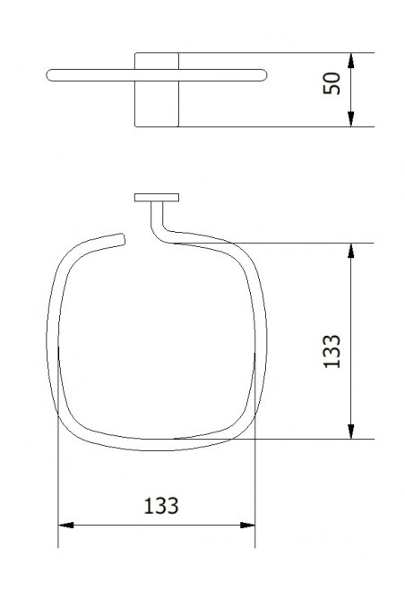 Soporte para contenedor ovalado de residuos punzocortantes, con apertura 133 x 133 mm, JB 159-00-00 by JB Medico