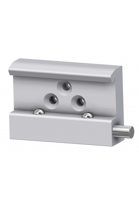 Slide clamp, wide model, locked with two ball locks. JB 207-00-00 Slide clamp, wide model, locked with two ball locks. JB 207-00-00