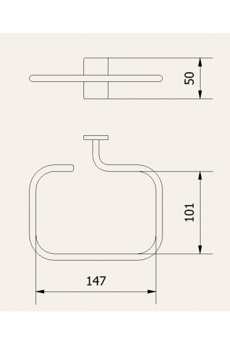 Soporte para contenedor rectangular de residuos punzocortantes, con apertura de 101 x 147 mm. JB 279-00-00 por JB Medico