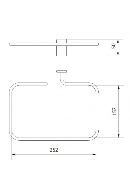 Kanyleboksholder, firkantet, 252x157mm, rustfast stål, JB 166-00-00 af JB Medico