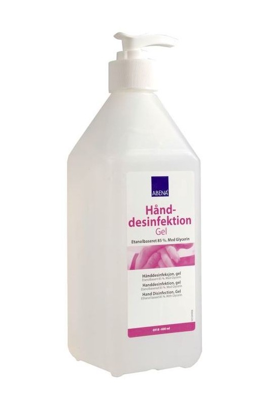 Hand disinfection, gel, with pump, 85% ethanol, 600ml, JB 69-18-02 by JB Medico