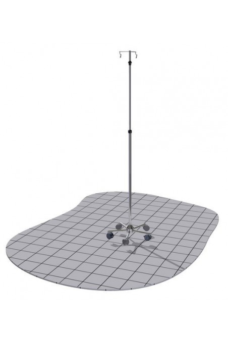 IV Pole “Small”, One Hand telescopic solution.  JB 306-2-317-211 by JB Medico