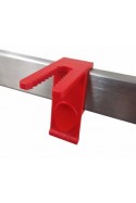 Tubing holder for 10x25mm EU DIN bedside rails. JB 600-10-25 by JB Medico