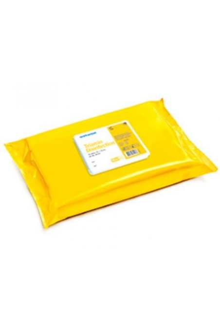 Wet Wipe, Desinfección y limpieza con triamina, maxi amarillo, 43 cm x 30 cm, 81153, by JB Medico