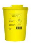 Klinion Easycare, 2 L Sharp Container yellow, easy syringe detachment, JB 315-89-15 by JB Medico