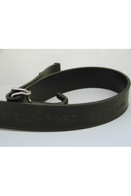 HOLD-ON STRAP, 1.500 mm. Extruded rubber strap with stainless hooks, JB 1500-3-70 by JB Medico