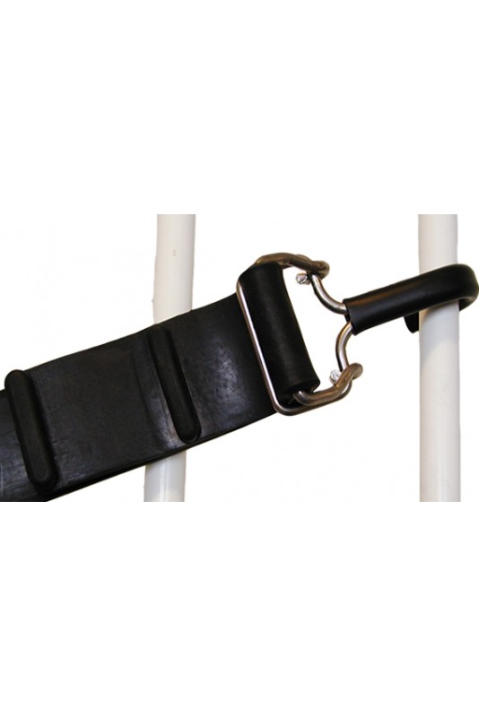 HOLD-ON STRAP, 840 mm. Extruded rubber strap with stainless hooks, JB 840-25-150 by JB Medico