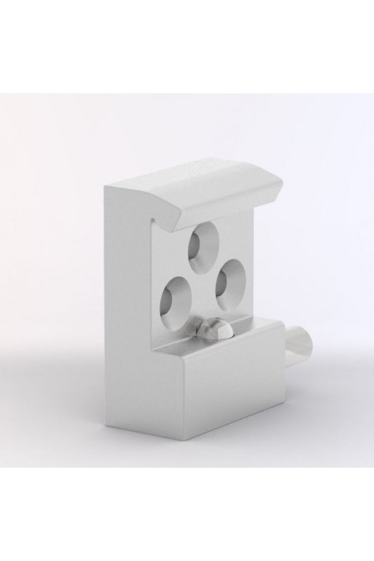 Slide clamp half model, locked with one ball clasp. JB 121-03-00 Slide clamp half model, locked with one ball clasp. JB 121-03-00