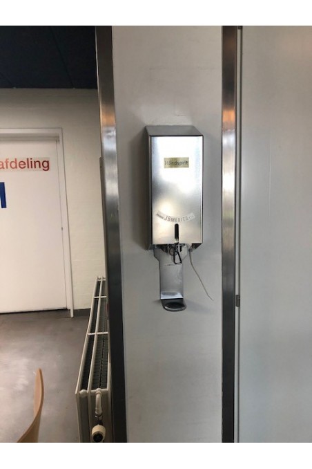 Cover and lock for wire dispensers in polished stainless steel, JB 25-06-20 by JB Medico