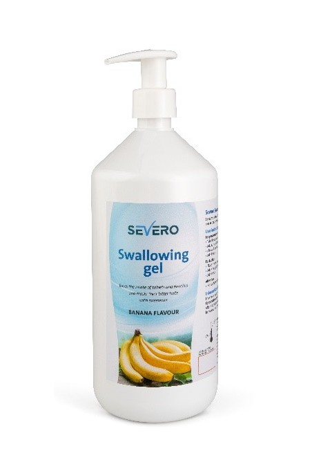 Liquide d’avalation Severo Bouteille de 1 litre au goût de banane, JB MED-004-B1L