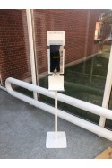 Cover and lock for wire dispensers in polished stainless steel, JB 25-06-20 by JB Medico