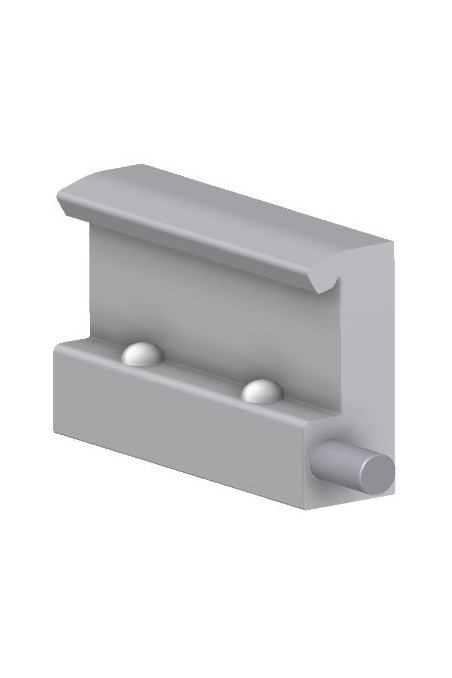 Slide clamp, wide model, locked with two ball locks. JB 104-00-00 by JB Medico