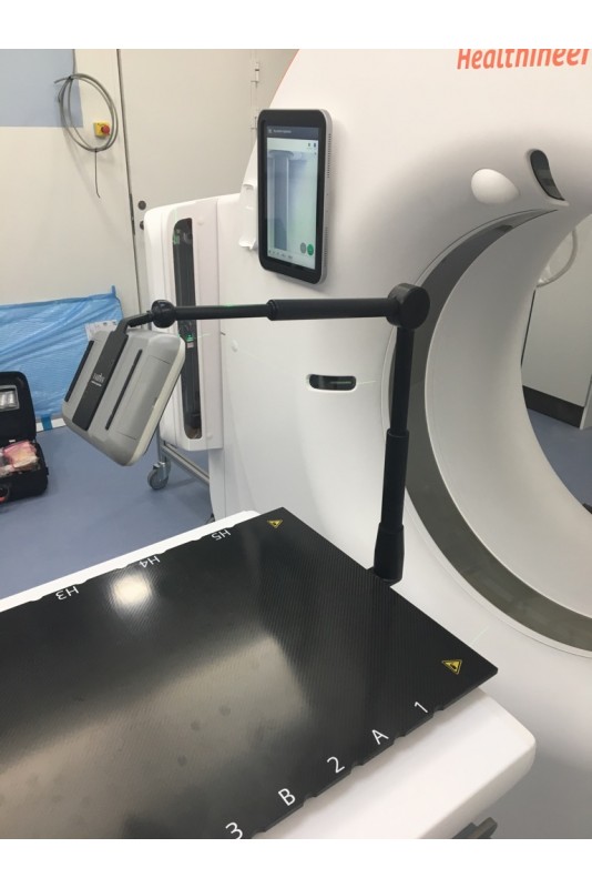 Flat Screen Siemens VCD holder made of POM from JB Medico in