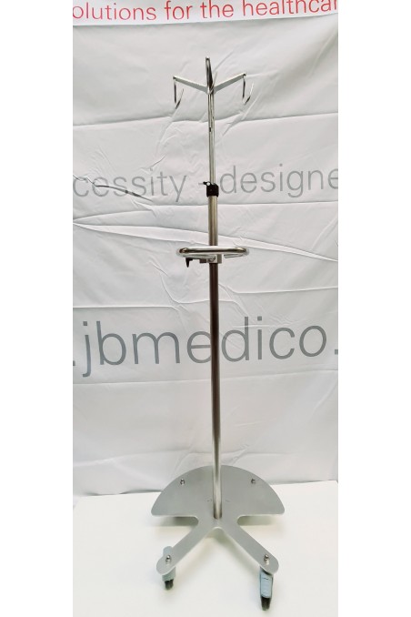 IV Stand-V3, semicircular plate base, three angled hooks, JB 1360-2250-V3 By Jb Medico