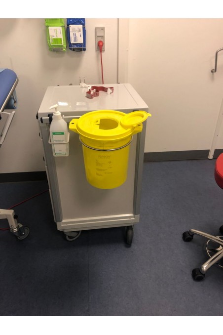 Bracket for Sharps containers, 5,0-7,0 Litre, Ø200mm. JB 264-00-00 by JB Medico