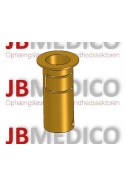 Messing bøsninger med hul, Ø20 mm.  JB 22-00-05 af JB Medico