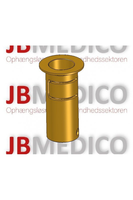 Messing bøsning med bøsningshul, Ø20 mm hul passer til Ø25mm