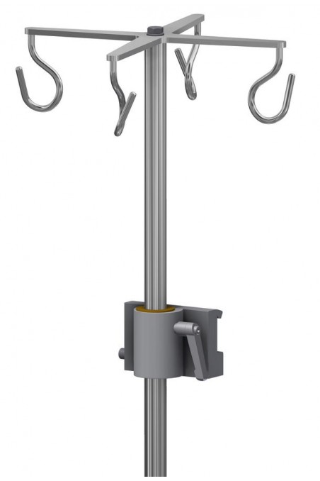 Slide clamp, a wide model with a one-ball clasp with fixing device and brass bush, Ø20 mm hole. JB 145-03-20 by JB Medico