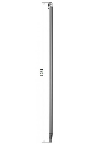 Columna de soporte recta, larga - 1.259 mm. JB 317-00-06 by JB Medico