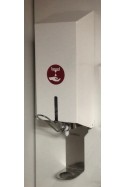 Cover and lock for wire dispensers in polished stainless steel, JB 25-06-20 by JB Medico
