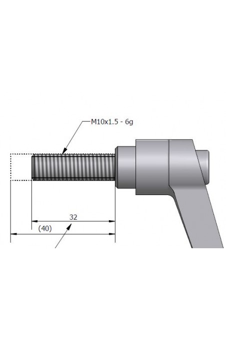 Adjustable handle M6x20mm, stainless steel, JB 94-00-00 by JB Medico