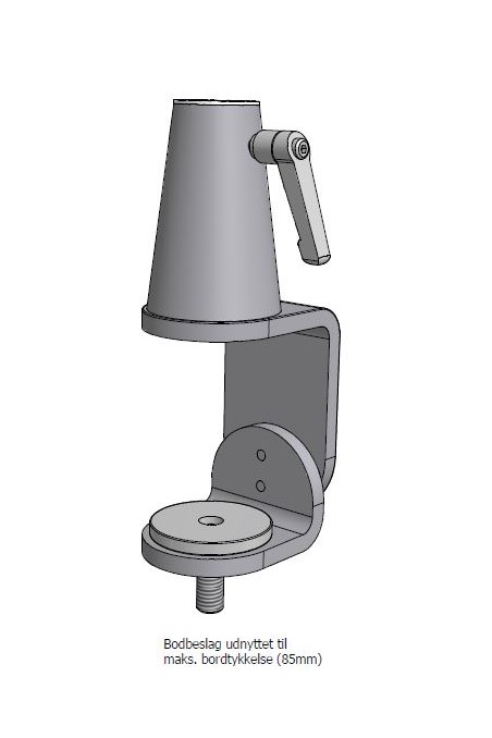 Soporte de mesa múltiple para eje de Ø20 mm. JB 90-00-00 por JB Medico