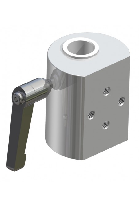 GCX-rail bracket with FIXING DEVICE FOR CLAMPS Ø18 mm bushing hole, JB 820-625-18 by JB Medico