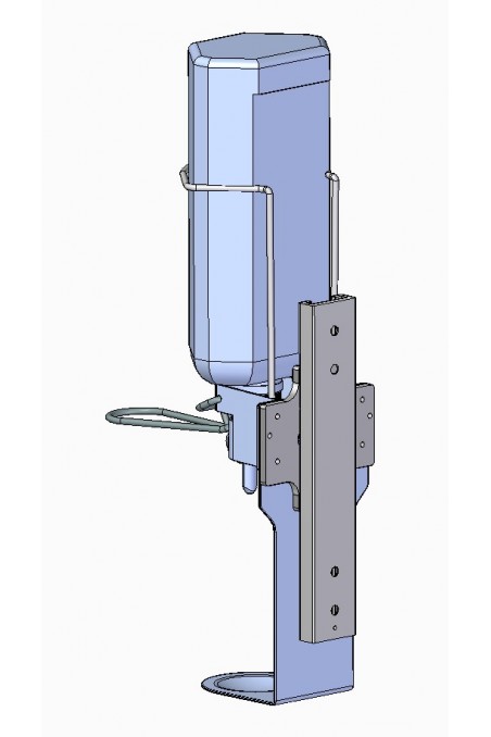 Soporte deslizante de aluminio, bloqueable para rieles en T, JB 90-92-05-30 by JB Medico