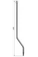 Hjulbase, buede ben, infusionsstativer. JB 332-00-00 af JB Medico