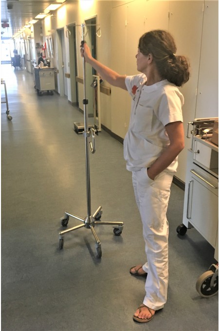 Swivel castors 100 mm. Stainless steel, (Levina) Grey, 5380PJC100P30-13 by JB Medico