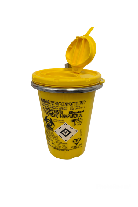 Bracket for Sharps containers for 0,7 & 1,5 Liter Ø100mm. JB 255-00-00 by JB Medico