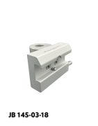 Kulisseklo, bred model, en kuglelås og adapterbeslag Ø18 mm. JB 145-03-18 af JB Medico