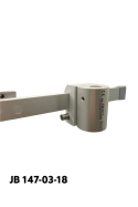 Kulisseklo, smal model, med en kuglelås og adapterbeslag Ø18 mm. JB 147-03-18 af JB Medico