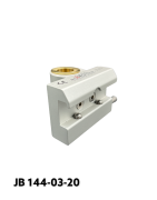 Kulisseklo, bred model, 2 kuglelåse, adapterbeslag, messingbøsning & Ø20 mm. hul. JB 144-03-20 af JB Medico