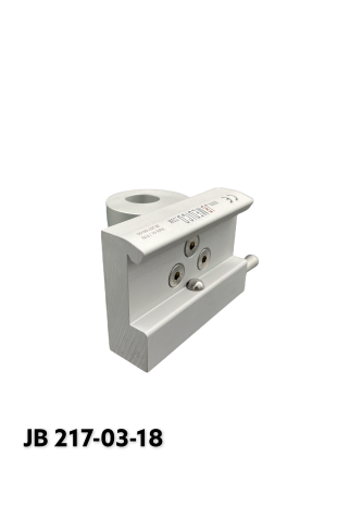 Slide clamp, wide model with one-ball clasp and Fixing device. JB 217-03-18 by JB Medico