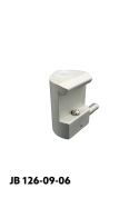 Abrazadera De Rieles, modelo estrecho, con bloqueo de bola y casquillo de plástico de Ø9,6 mm., JB 126-09-06 by JB Medico