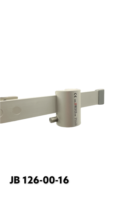 Abrazadera De Rieles, modelo estrecho, con bloqueo de bola y casquillo de plástico de Ø16 mm., JB 126-00-16 by Jb Medico