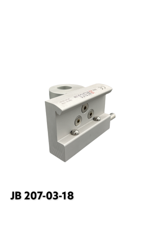 Slide clamp, a wide model with a two-ball clasp with fixing device, Ø18 mm .hole. JB 207-03-18 by JB Medico