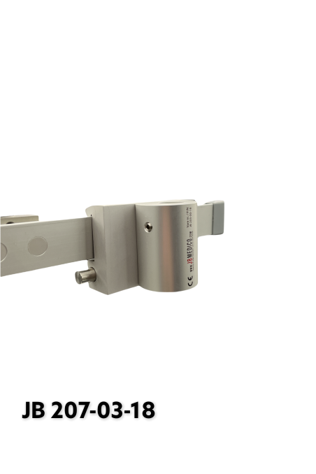 Slide clamp, a wide model with a two-ball clasp with fixing device, Ø18 mm .hole. JB 207-03-18 by JB Medico