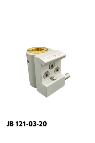 Kulisseklo, smal model, 1 kuglelås, adapterbeslag messingbøsning & Ø20 mm. hul, JB 121-03-20 af JB Medico
